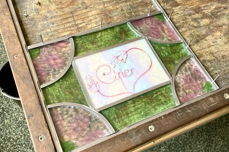 At The Sandman’s Workshop, I craft stained glass to bring magic into everyday spaces. Inspired by nature’s colours and fantasy’s light, I design custom pieces, lead classes, and take commissions—each one made so your home feels like a place where wonder lives in the windows.